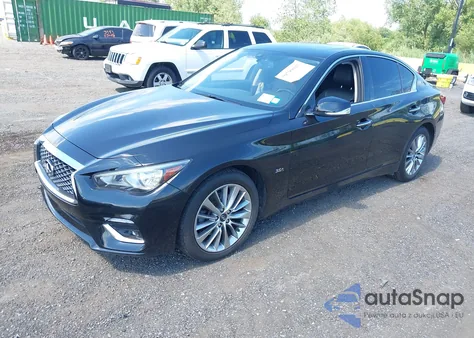 2018 Infiniti Q50 3.0T Luxe z USA, uszkodzony, nr VIN JN1EV7AR6JM441027